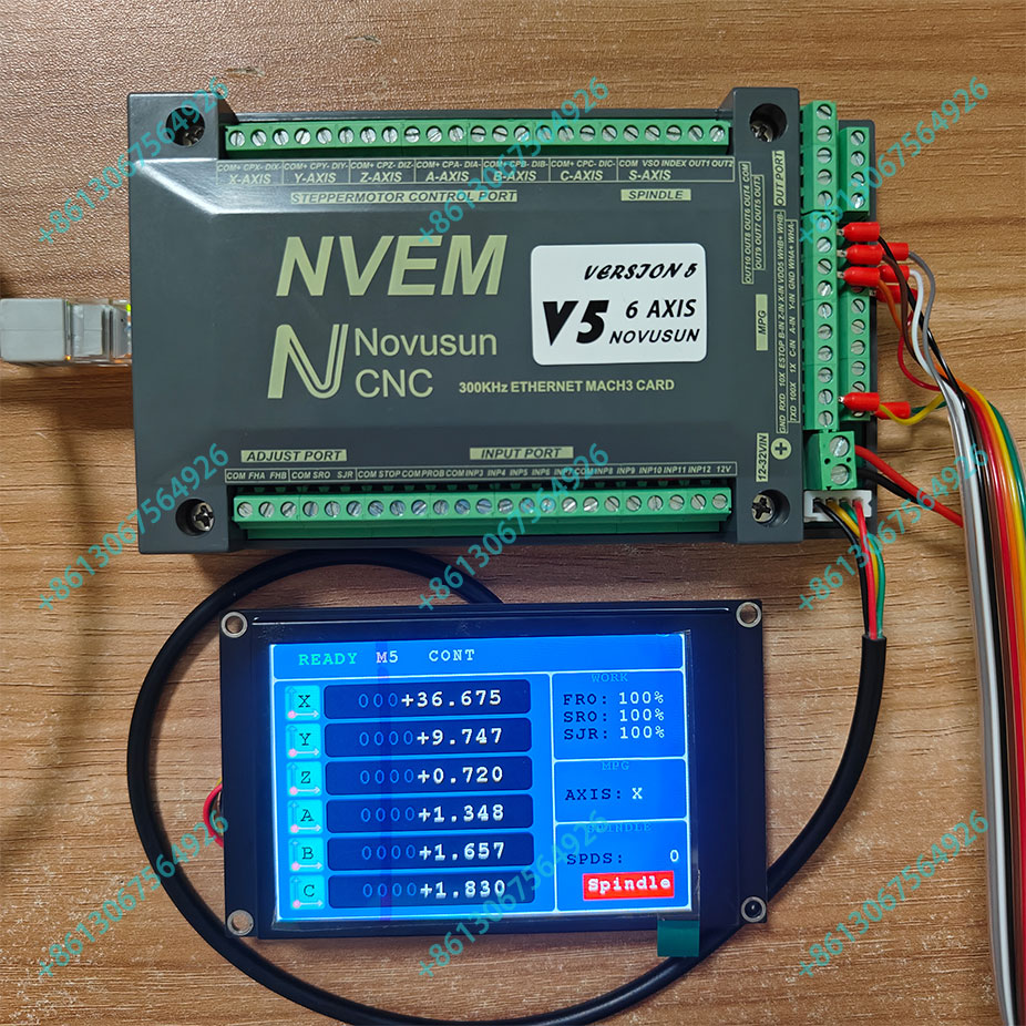 Breakout Board Mach3 - Controlador de movimiento Cnc Nvem 300khz