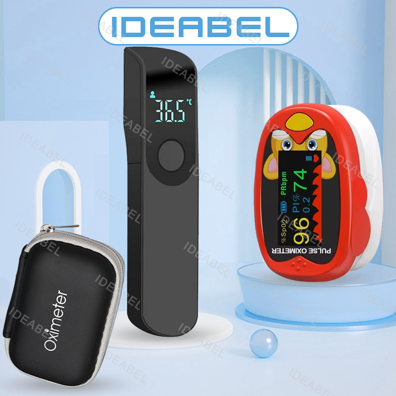 Industrial Laser Thermometer - Oxímetro USB, termómetro médico infrarrojo para