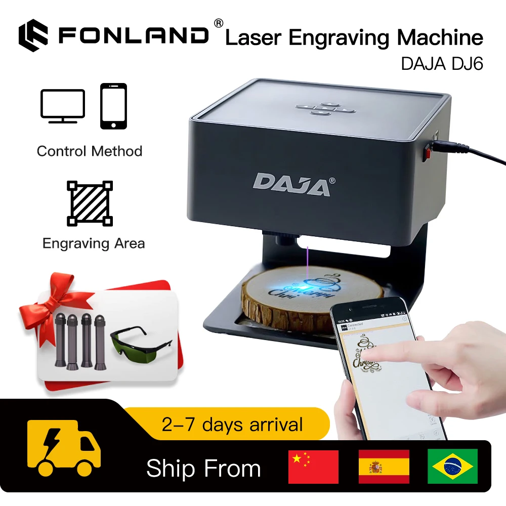 Industrial Laser Printing Machine - Grabador láser DAJA CNC DIY DJ6