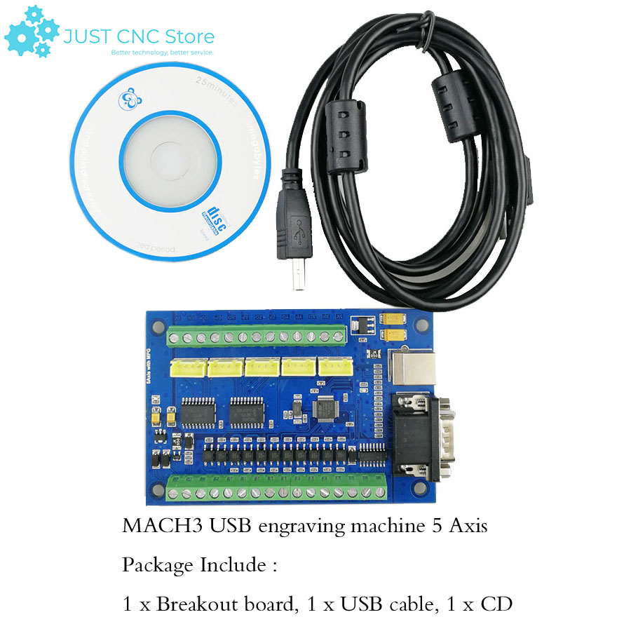Breakout Board Mach3 - MACH3 USB CNC controlador placa de