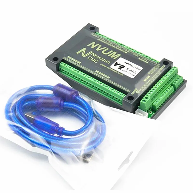 Breakout Board Mach3 - NVUM-tarjeta USB Mach3 de 4 ejes,
