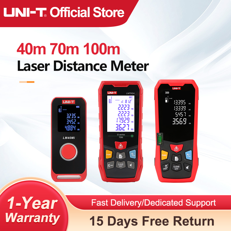 Industrial Laser Training - Medidor de Distancia Láser UNI-T 40m