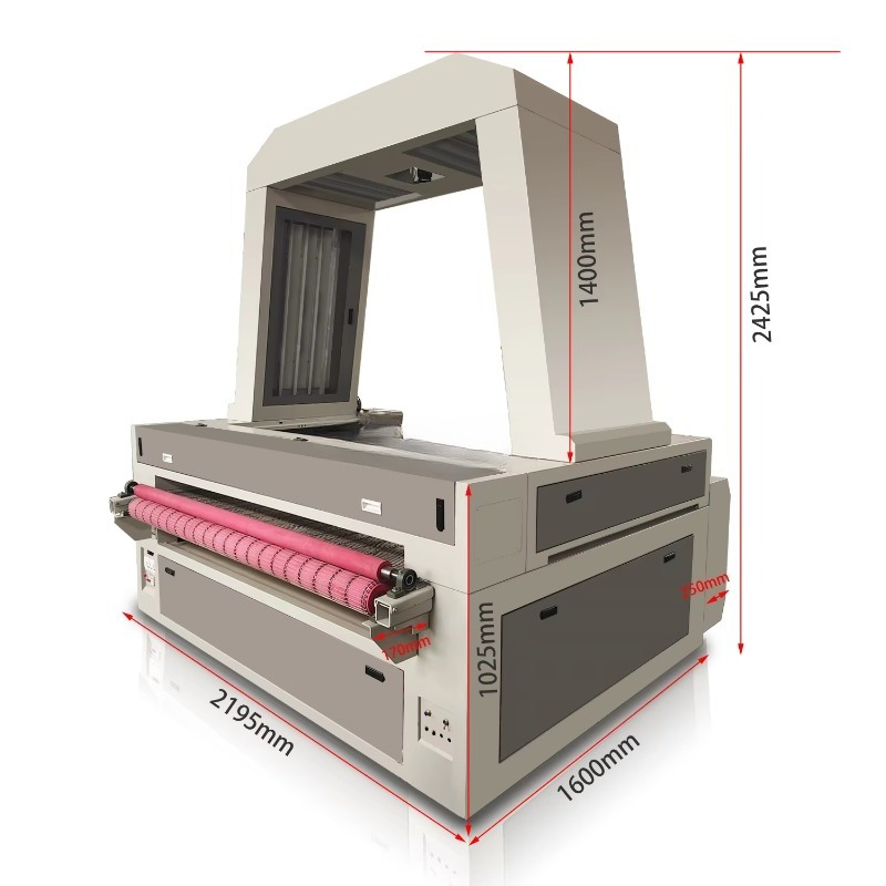 Máquina cortadora láser con cá - Industrial Laser Fabric Cutting Machine reseña y precio