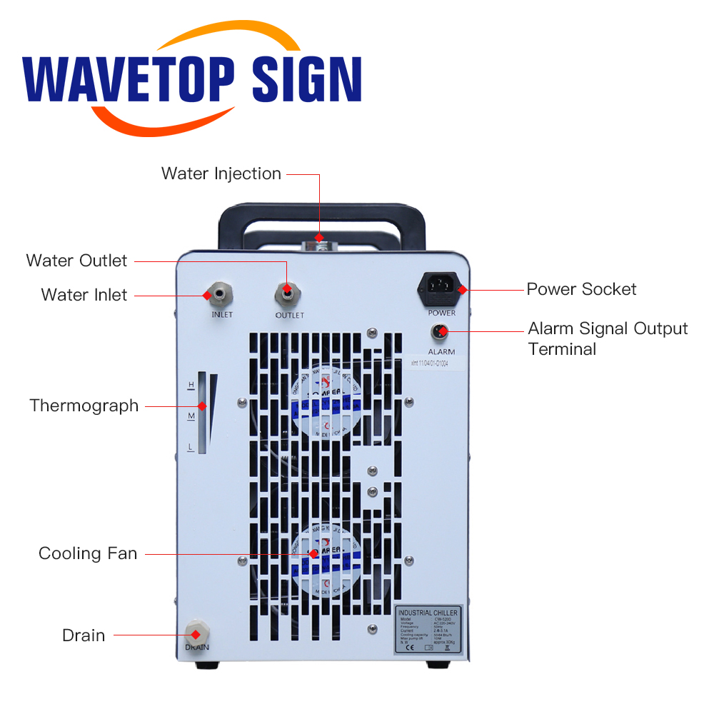 Enfriador de Agua Industrial W - Industrial Laser Engraver reseña y precio