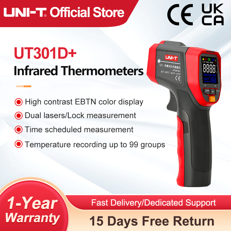 Termómetro Digital infrarrojo  - Industrial Laser Thermometer reseña y precio