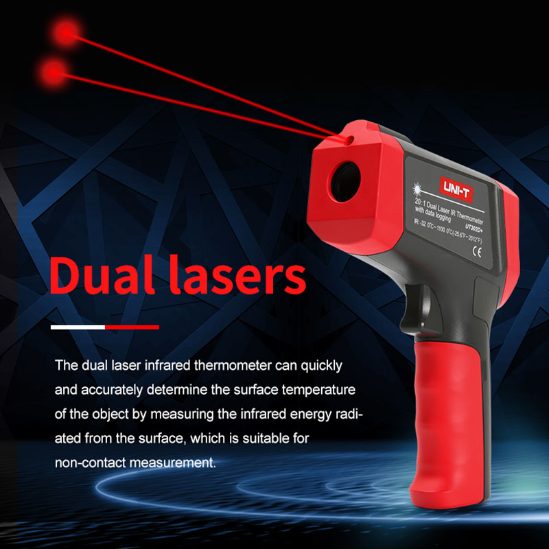 Termómetro Digital infrarrojo  - Industrial Laser Thermometer reseña y precio