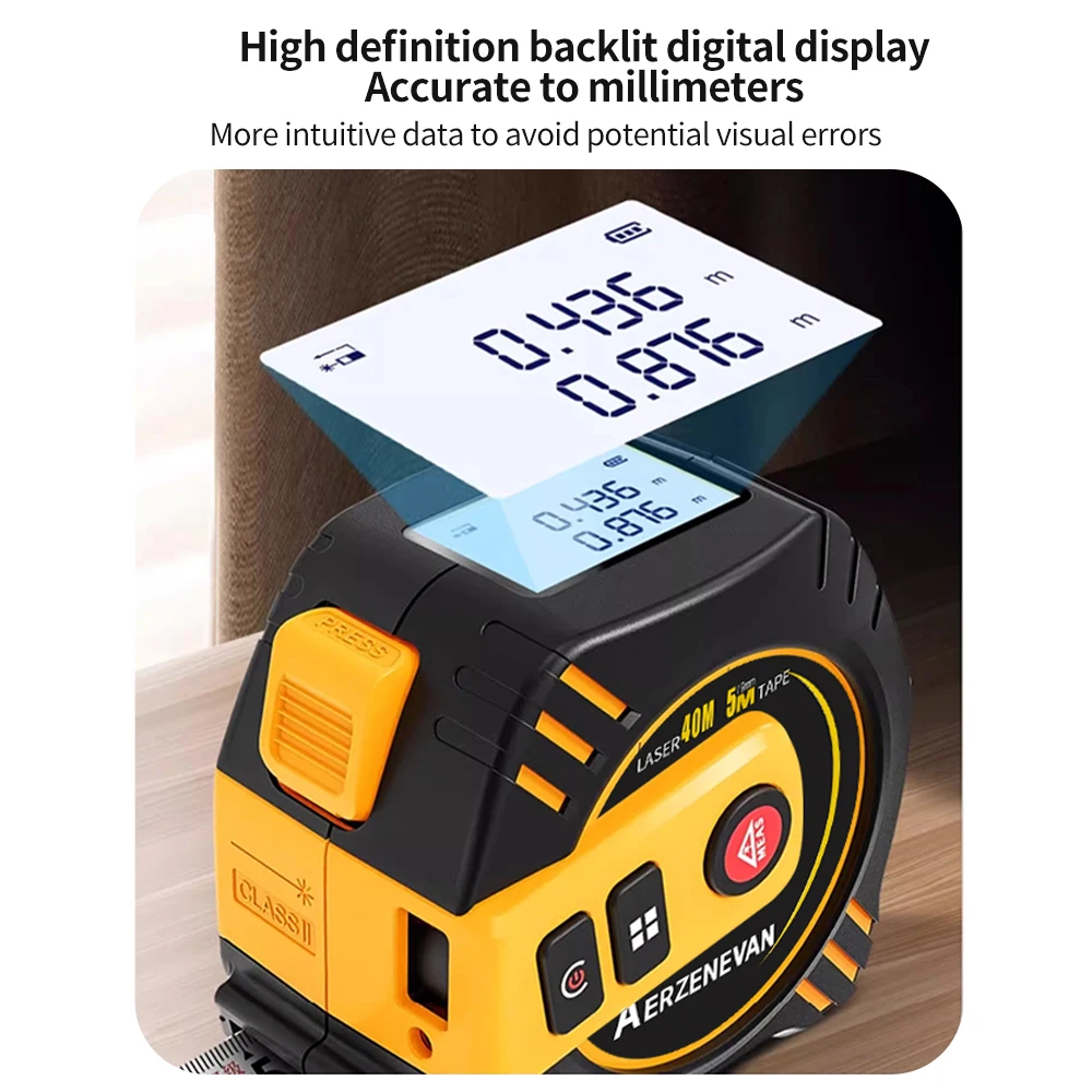 Cinta métrica láser de 80 m, h - Industrial Laser Training reseña y precio