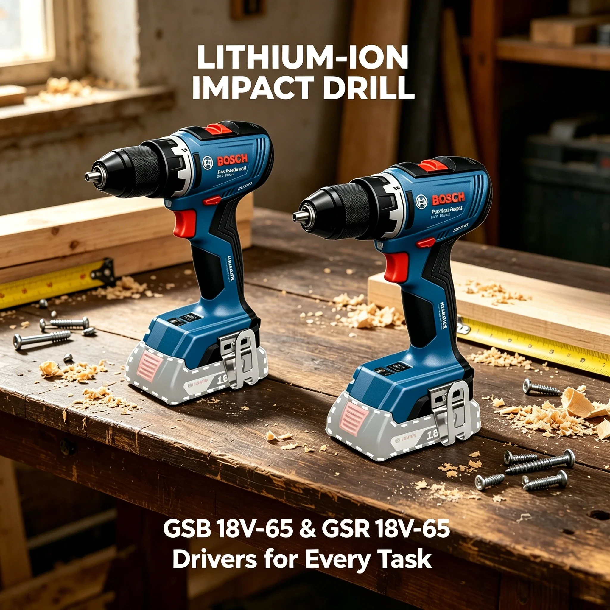 Taladros Eléctricos Compactos  - Bosch Drill Gsb 18V reseña y precio