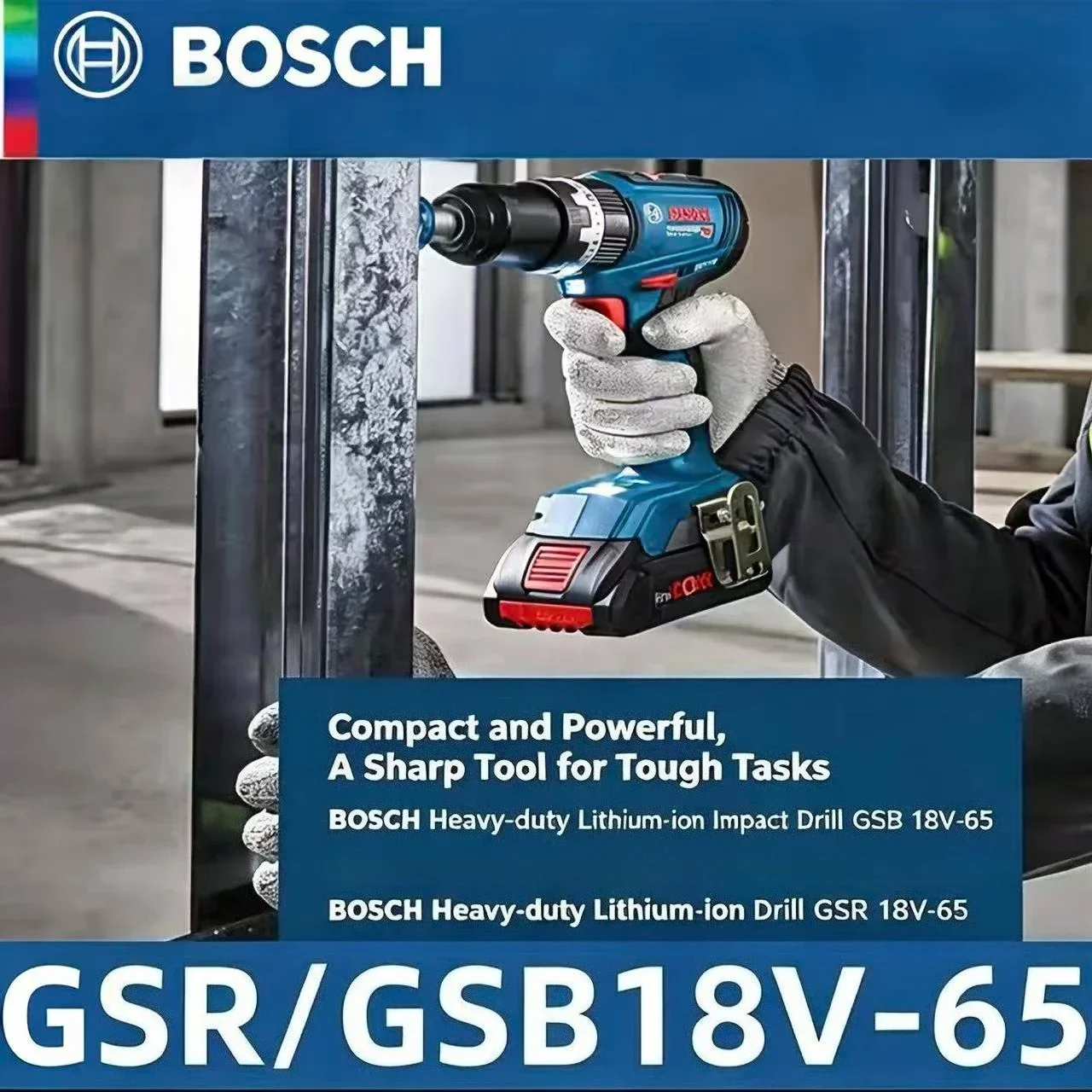 Taladros Eléctricos Compactos  - Bosch Drill Gsb 18V reseña y precio