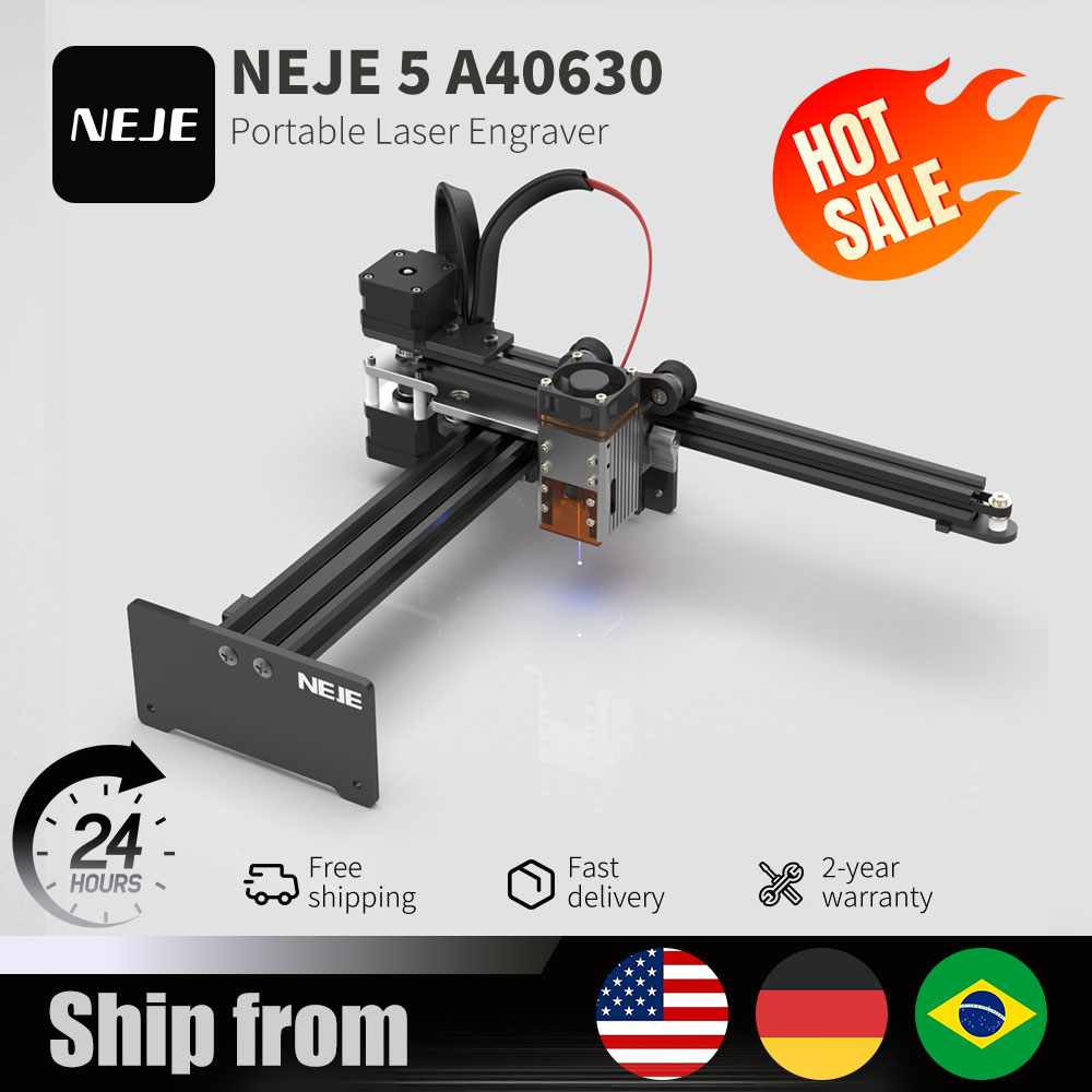 NEJE 5 A40630 20W Grabador Lás - Industrial Laser Etching Machine reseña y precio