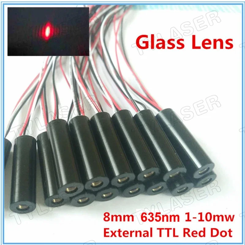 Módulo Láser Externo TTL de 8  - Industrial Grade Laser Pointer reseña y precio