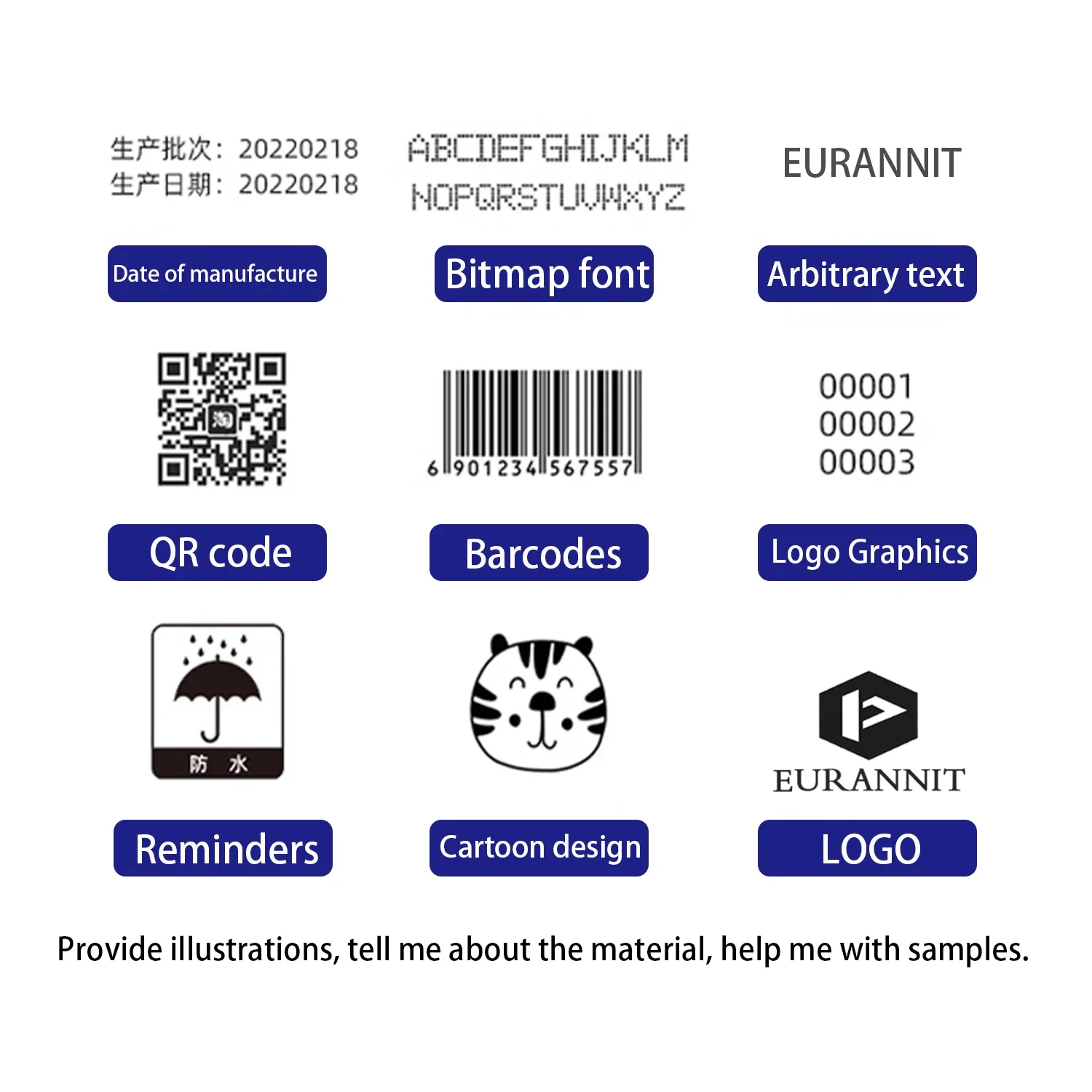 EURANNIT-impresora portátil E1 - Industrial Laser Printing Machine reseña y precio
