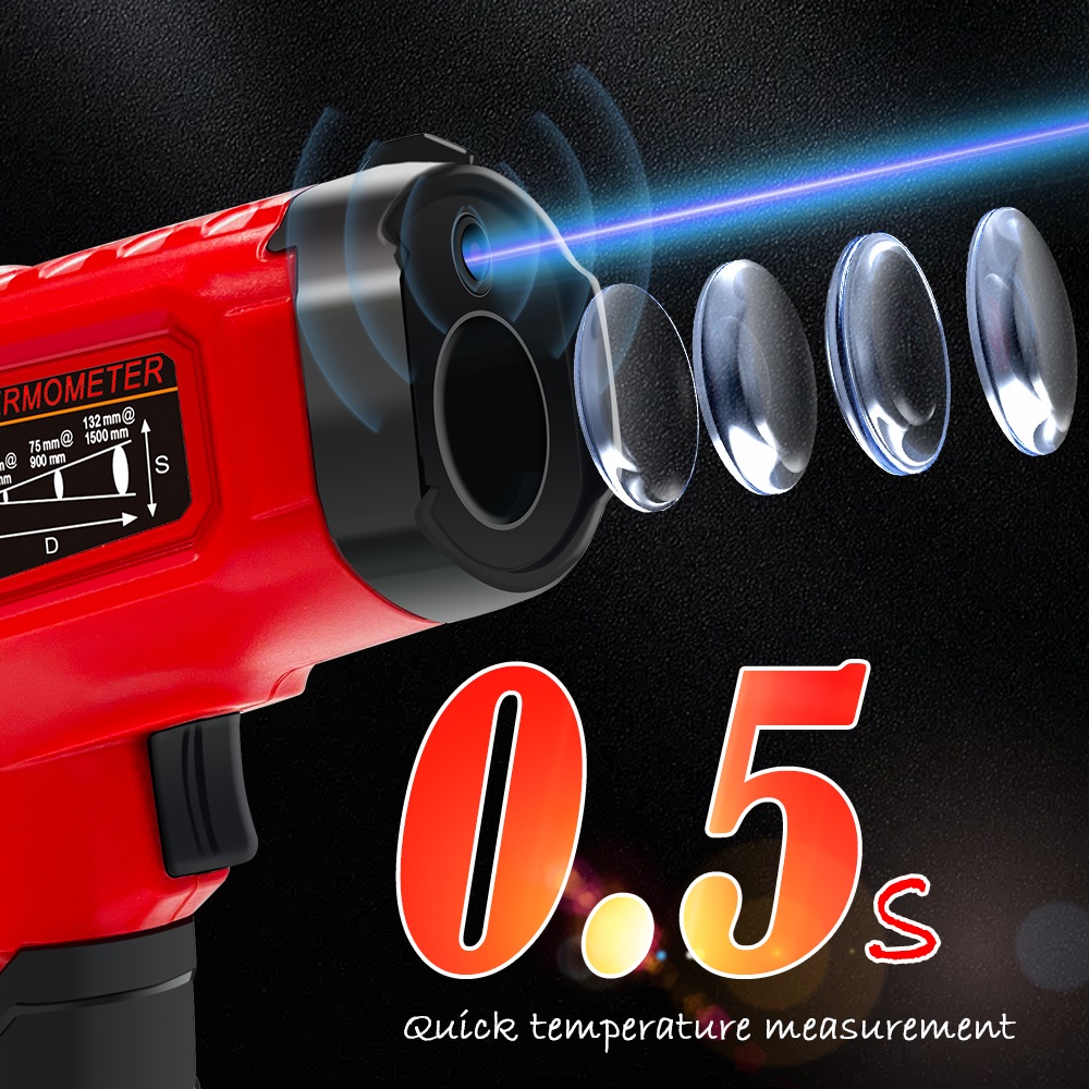 TOOLTOP ET6530C -50 ° C-600 °  - Industrial Laser Thermometer reseña y precio